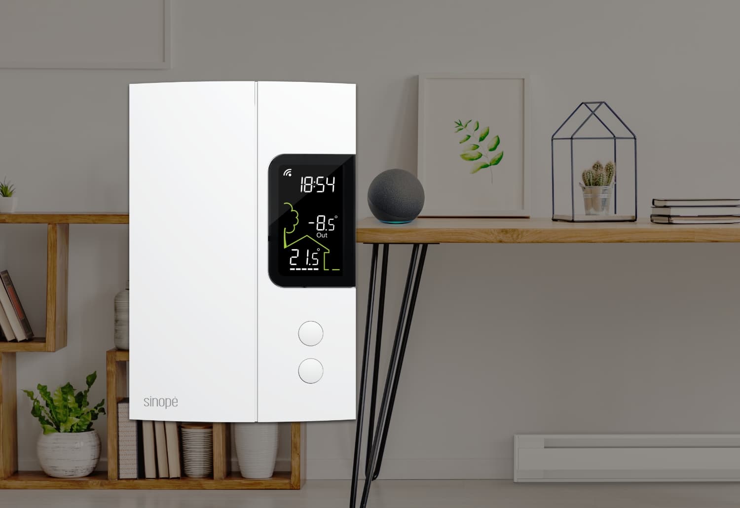 Les thermostats intelligents Sinopé admissibles à une prime allant jusqu’à 700 $ avec Hilo par Hydro-Québec