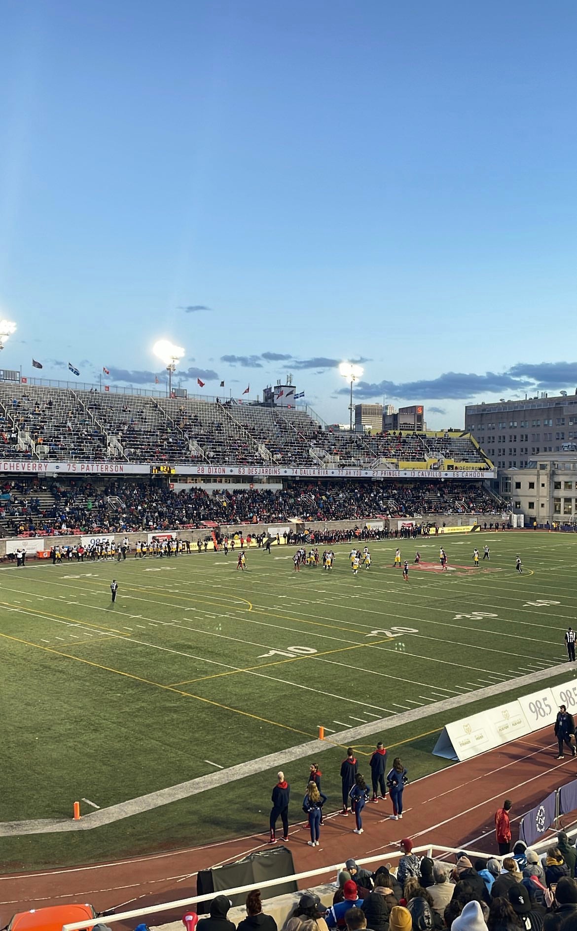 Sortie en équipe aux Alouettes de Montréal