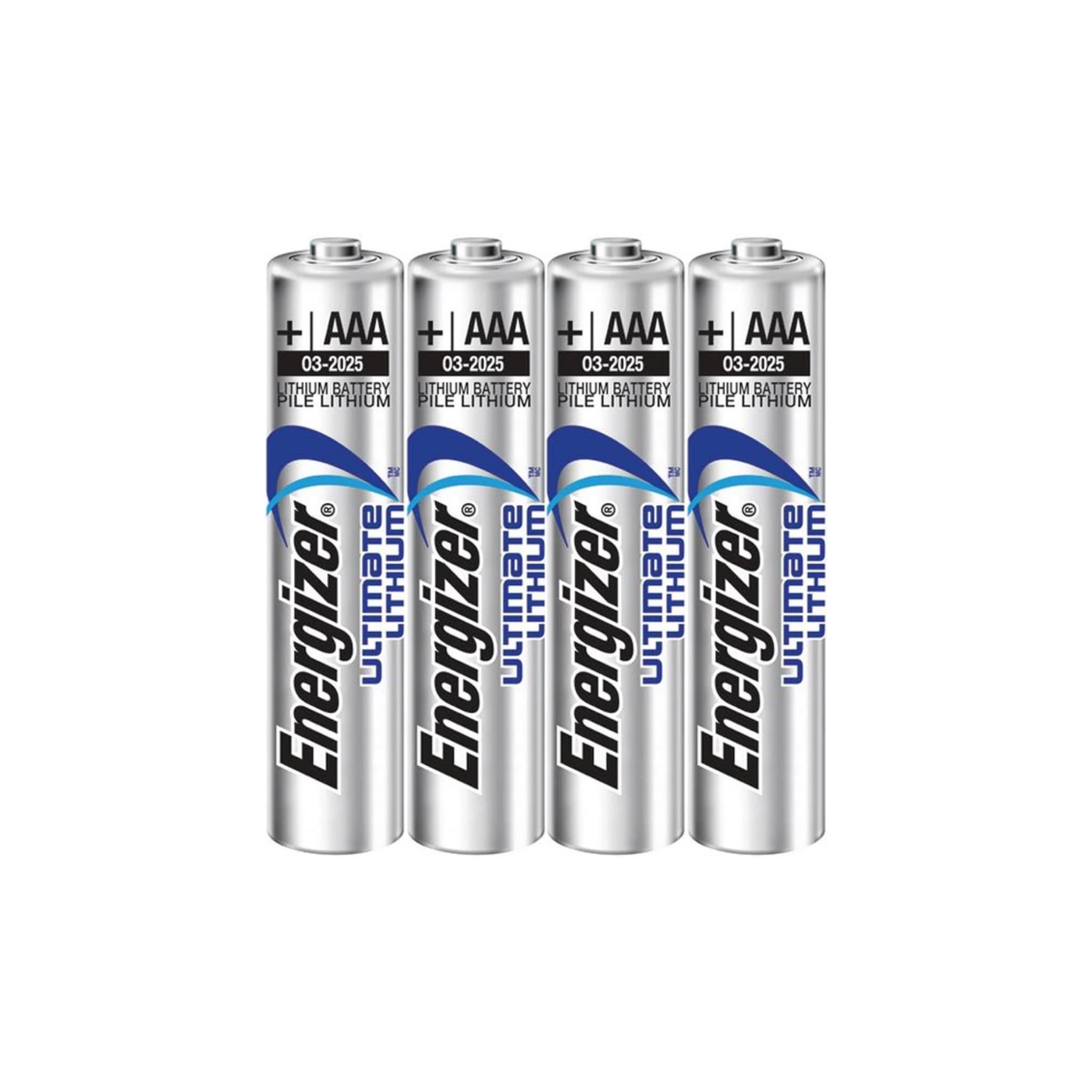  Energizer Ultimate Lithium AAA Batteries, Pack of 4